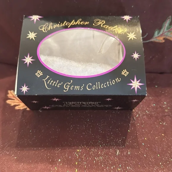 🐈⬛ Christopher Radko ornament EUC American Heart Gem - Picture 5 of 5